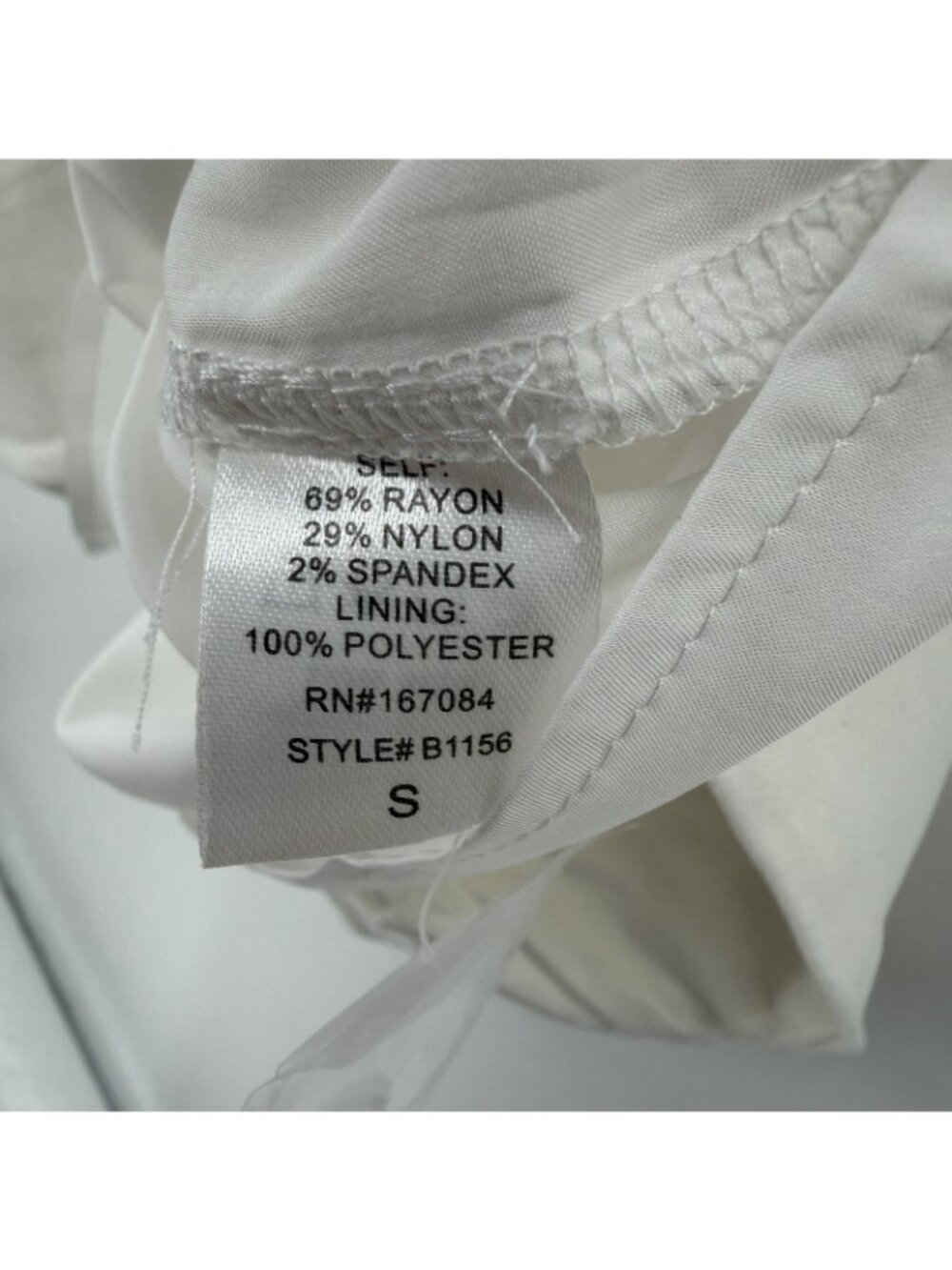 Pomander Place by Tuckernuck White Carly Dress size S Small Relaxed Mini Shift * - Picture 6 of 7